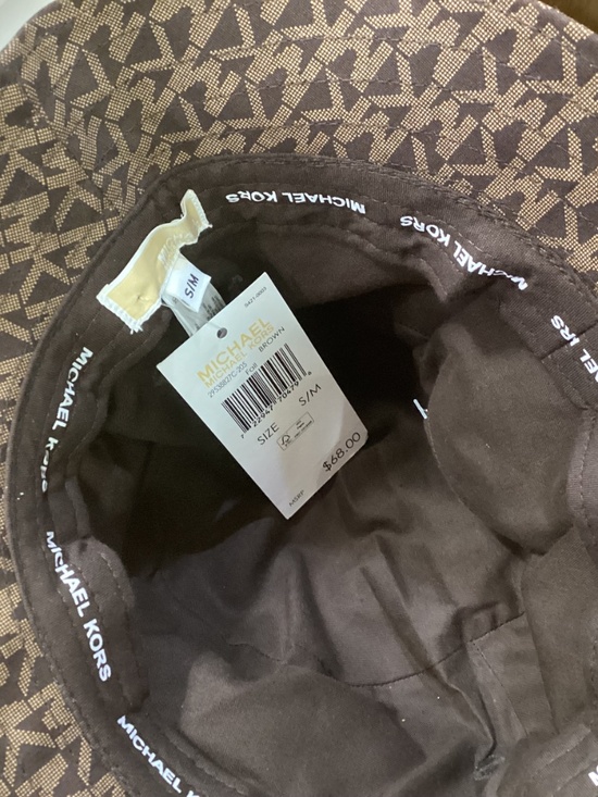 MICHAEL KORS WOMEN BROWN COTTON COMFORT SUMMER HAT main image 2
